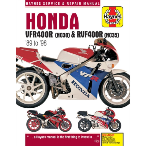 Haynes Publishing Group Honda VFR400 (NC30) & RVF400 (NC35) V-Fours (89 - 98) Haynes Repair Manual (häftad, eng)