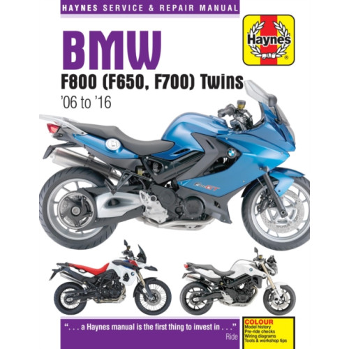 Haynes Publishing Group BMW F650, F700 & F800 Twins (06-16) Haynes Repair Manual (häftad, eng)