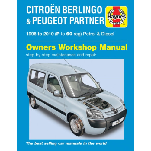 Haynes Publishing Group Citroen Berlingo & Peugeot Partner Petrol & Diesel (96 - 10) Haynes Repair Manual (häftad, eng)