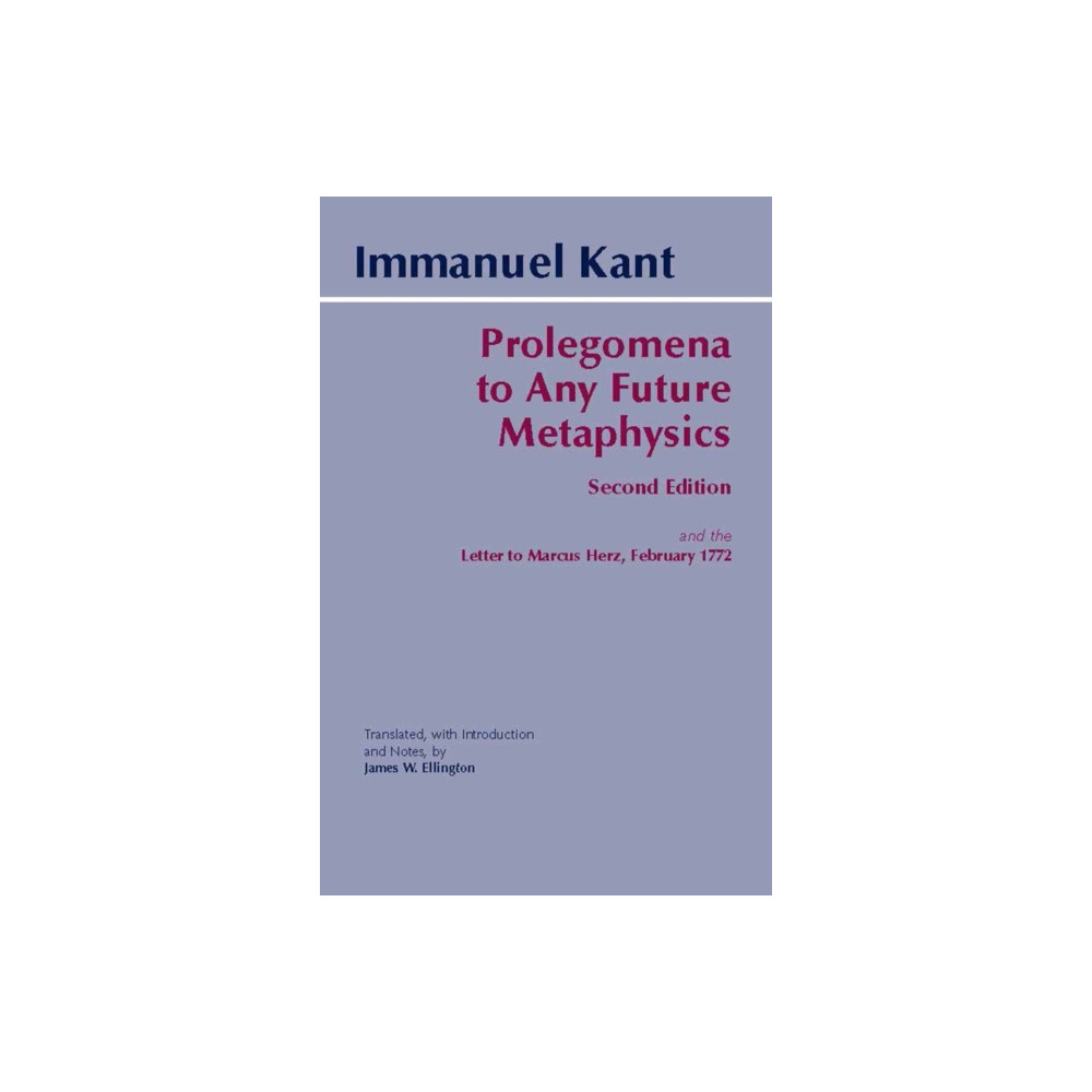 Produktbild för Prolegomena to Any Future Metaphysics (häftad, eng)