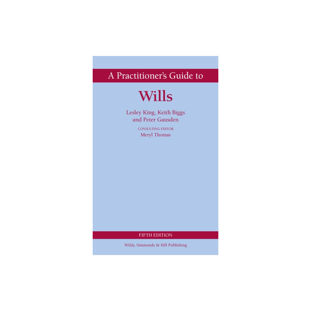Produktbild för A Practitioner's Guide to Wills (inbunden, eng)