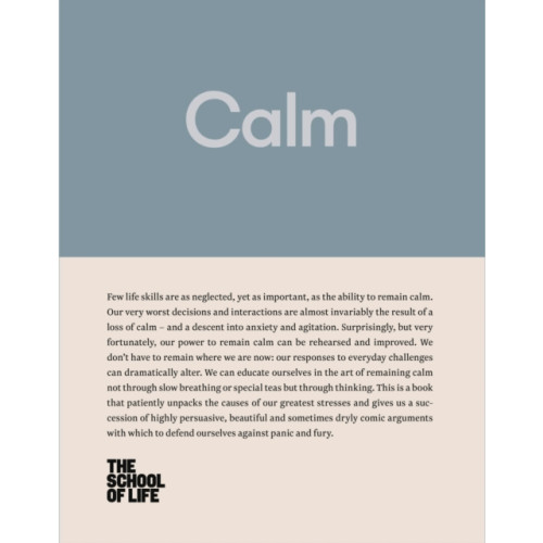 The School of Life Press Calm (inbunden)