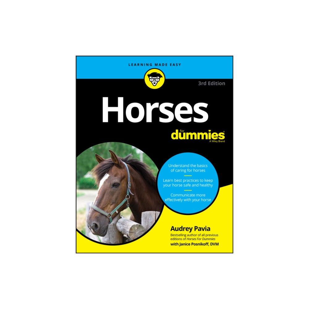 Produktbild för Horses For Dummies (häftad, eng)