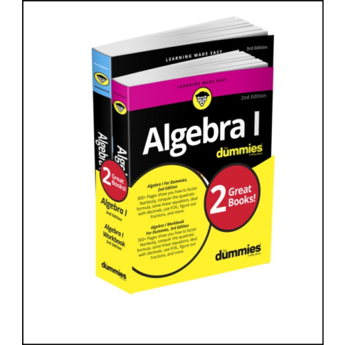 John Wiley & Sons Inc Algebra I For Dummies Book + Workbook Bundle (häftad, eng)