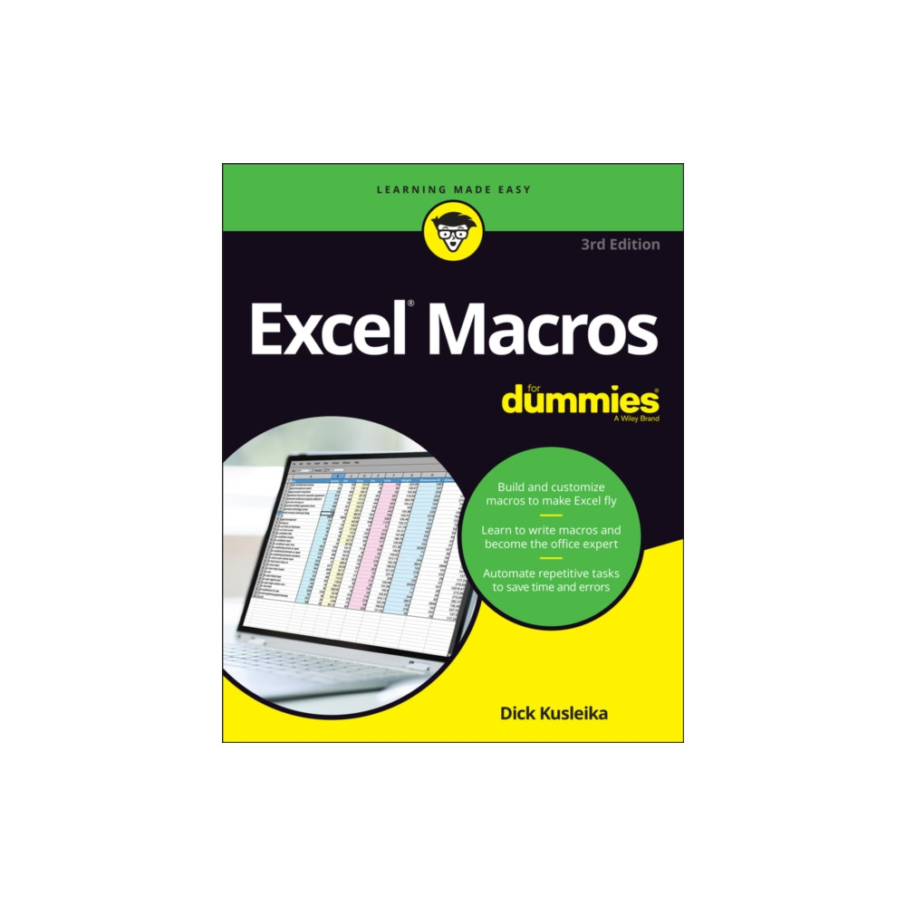 Produktbild för Excel Macros For Dummies (häftad, eng)