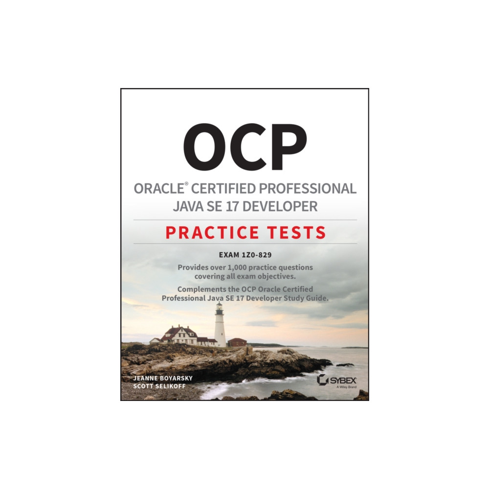 Produktbild för OCP Oracle Certified Professional Java SE 17 Developer Practice Tests (häftad, eng)