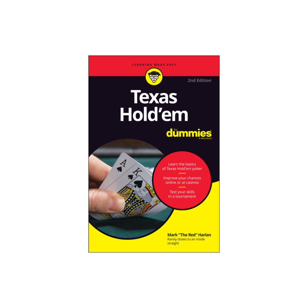 Produktbild för Texas Hold'em For Dummies (häftad, eng)