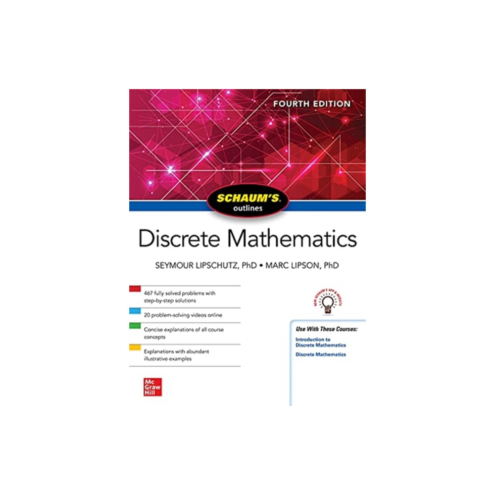 Produktbild för Schaum's Outline of Discrete Mathematics, Fourth Edition (häftad, eng)