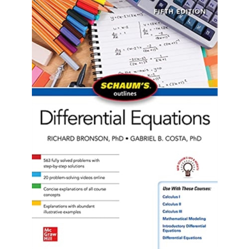 McGraw-Hill Education Schaum's Outline of Differential Equations, Fifth Edition (häftad, eng)