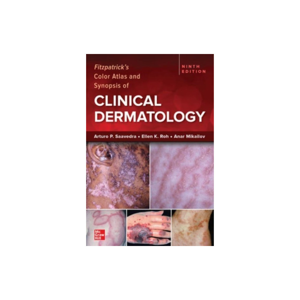 Produktbild för Fitzpatrick's Color Atlas and Synopsis of Clinical Dermatology, Ninth Edition (häftad, eng)