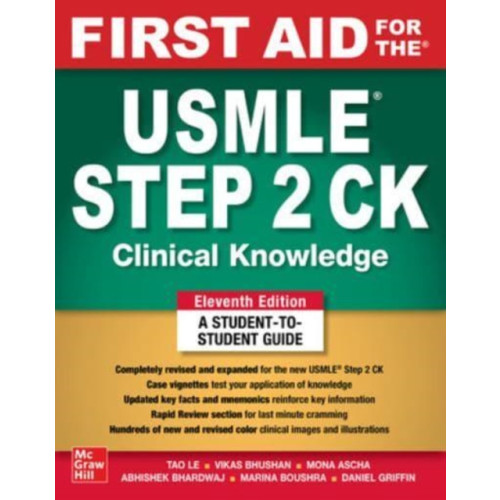 McGraw-Hill Education First Aid for the USMLE Step 2 CK, Eleventh Edition (häftad, eng)