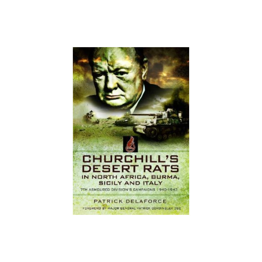 Produktbild för Churchill's Desert Rats in North Africa, Burma, Sicily and Italy (häftad, eng)