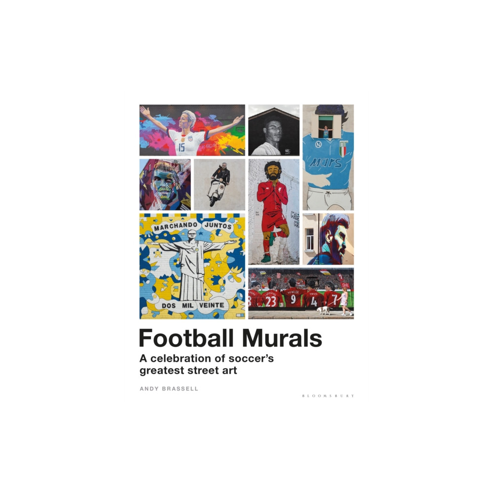 Produktbild för Football Murals (inbunden, eng)