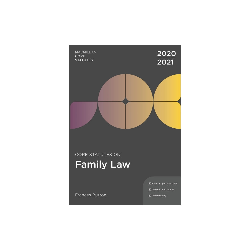 Produktbild för Core Statutes on Family Law 2020-21 (häftad, eng)