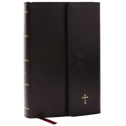 Thomas nelson publishers NKJV Compact Paragraph-Style Bible w/ 43,000 Cross References, Black Leatherflex w/ Magnetic Flap, Red Letter, Comfort Print: Holy Bible, New King James Version (häftad, eng)