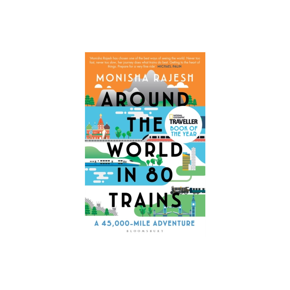 Produktbild för Around the World in 80 Trains (häftad, eng)
