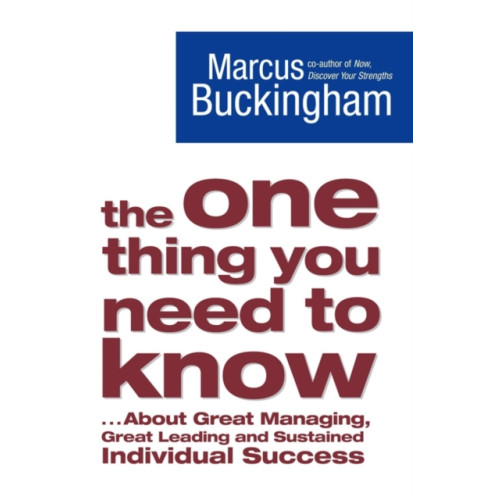 Simon & Schuster The One Thing You Need to Know (häftad, eng)