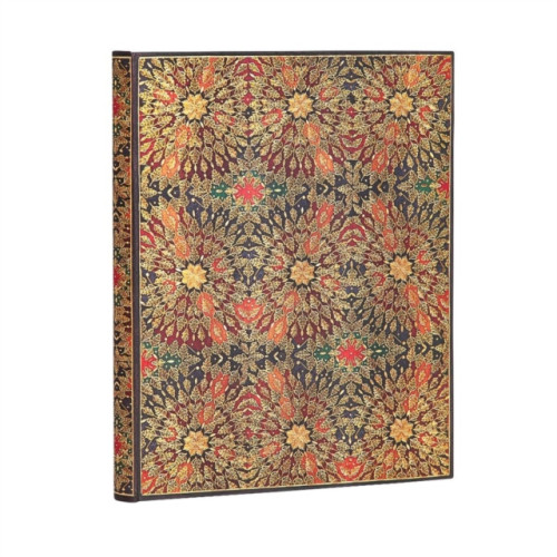 paperblanks Fire Flowers Ultra Lined Hardcover Journal (Elastic Band Closure) (inbunden, eng)