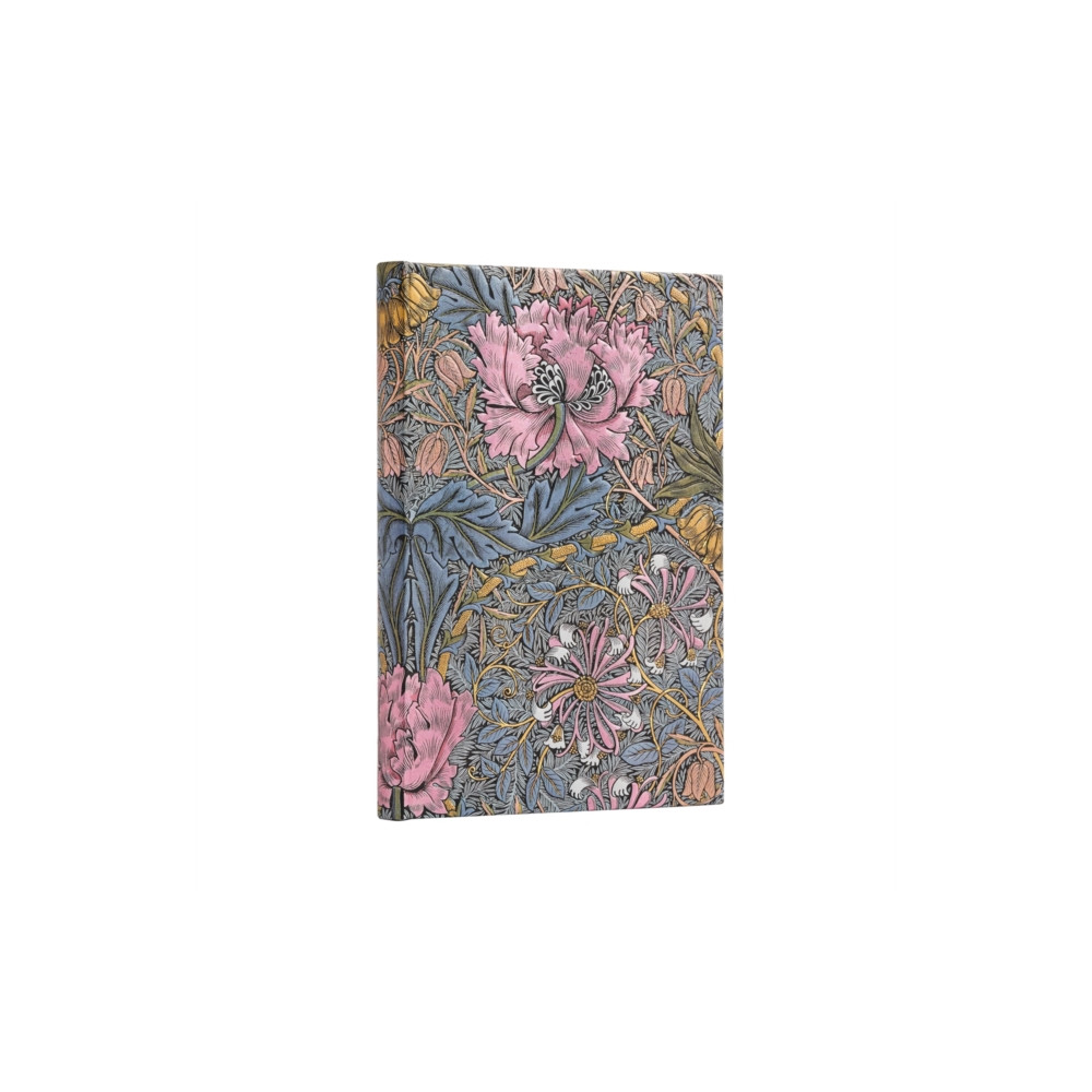 Produktbild för Morris Pink Honeysuckle (William Morris) Midi Lined Hardcover Journal (inbunden, eng)