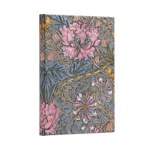 paperblanks Morris Pink Honeysuckle (William Morris) Midi Unlined Hardcover Journal (inbunden, eng)