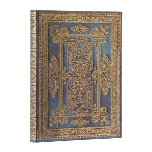 paperblanks Blue Luxe (Luxe Design) Ultra Lined Hardback Journal (Elastic Band Closure) (inbunden, eng)