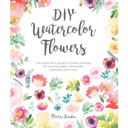 David & Charles DIY Watercolor Flowers (häftad, eng)