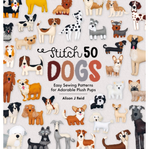 David & Charles Stitch 50 Dogs (inbunden, eng)