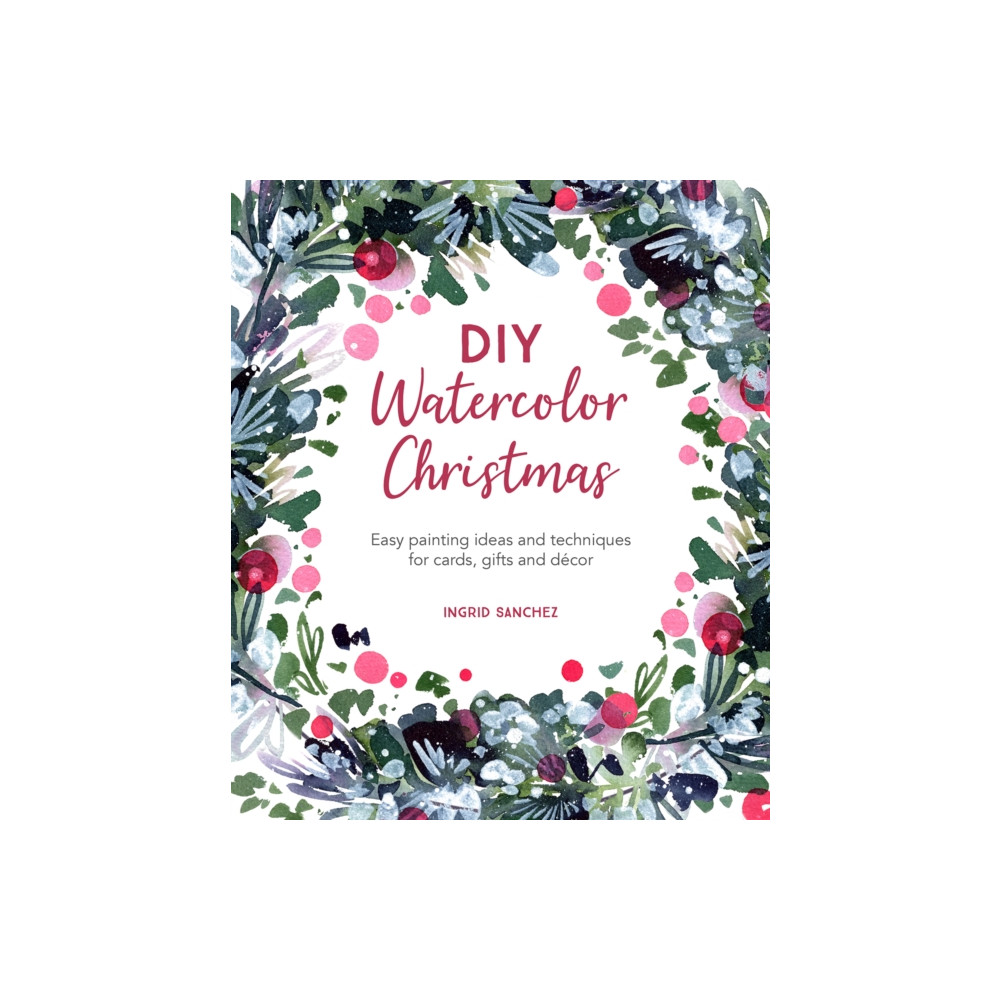 Produktbild för DIY Watercolor Christmas (häftad, eng)