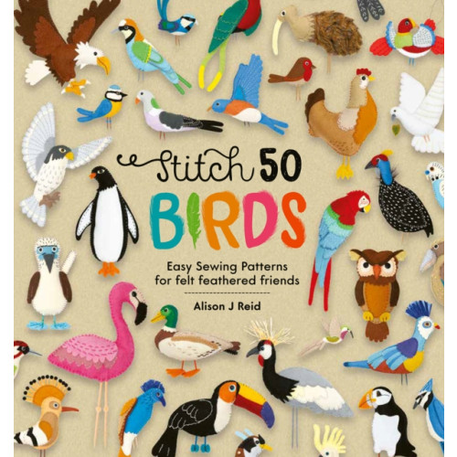 David & Charles Stitch 50 Birds (inbunden, eng)