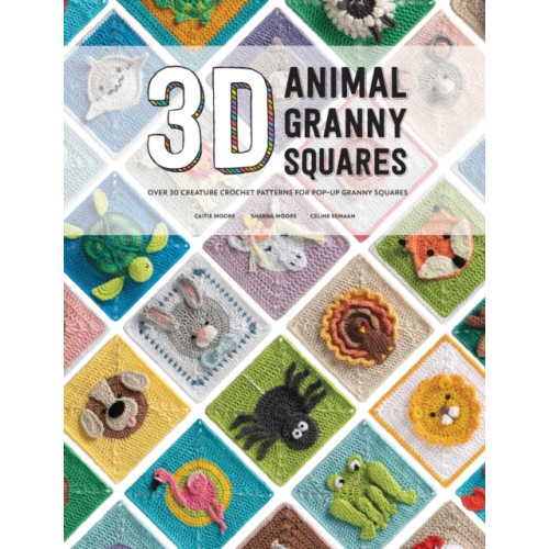 David & Charles 3D Animal Granny Squares (häftad, eng)