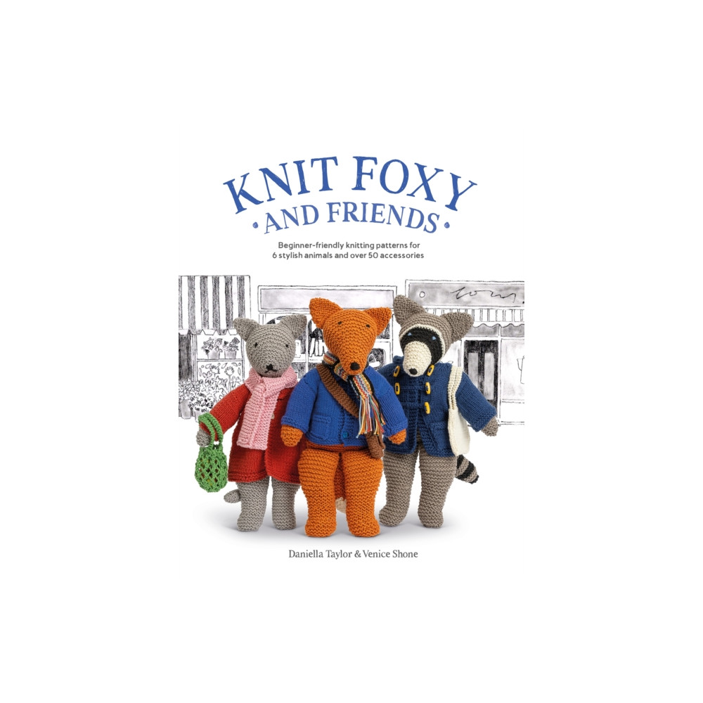 Produktbild för Knit Foxy and Friends (häftad, eng)