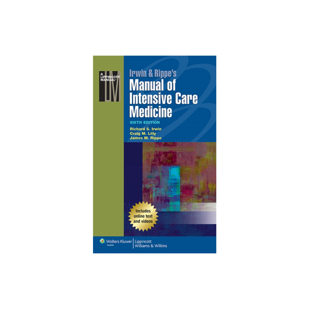 Produktbild för Irwin & Rippe's Manual of Intensive Care Medicine (häftad, eng)