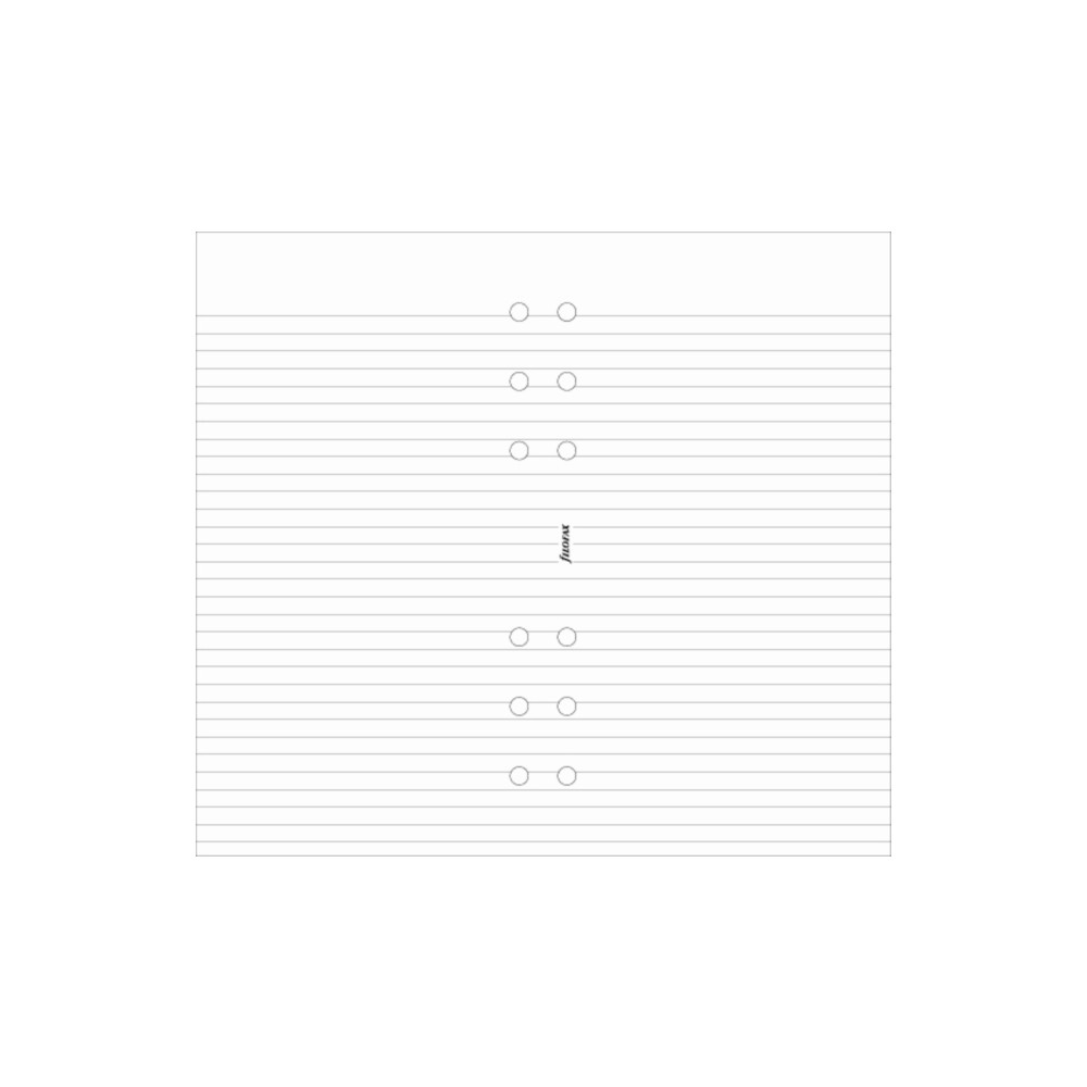 Produktbild för Filofax Personal white ruled notepaper refill