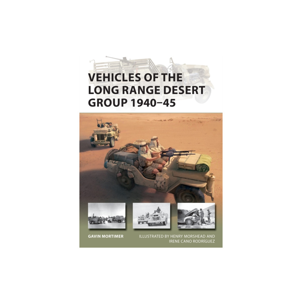 Produktbild för Vehicles of the Long Range Desert Group 1940–45 (häftad, eng)