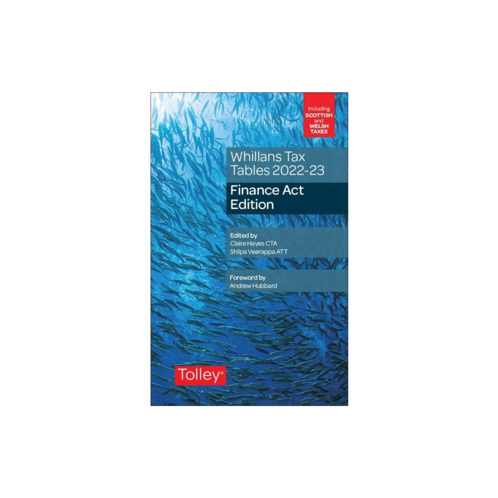Produktbild för Whillans's Tax Tables 2022-23 (Finance Act edition) (häftad, eng)