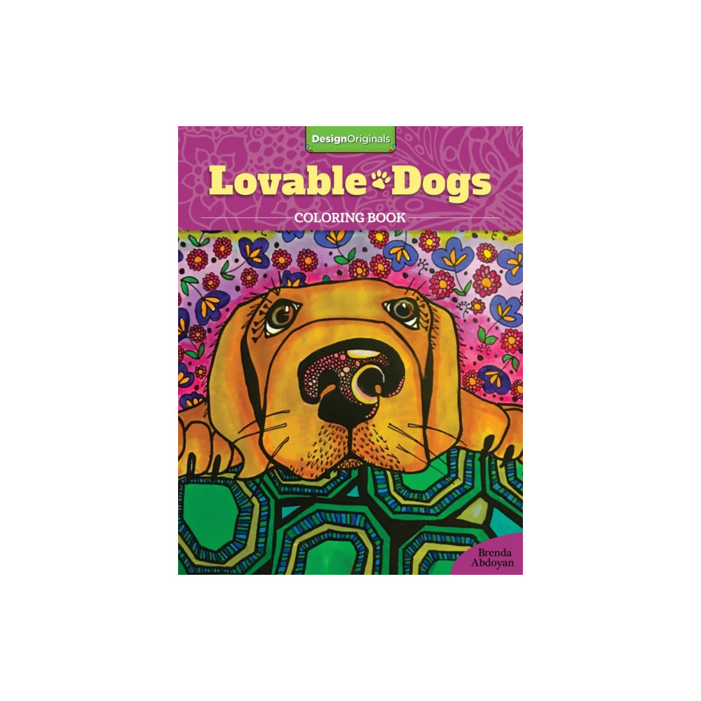 Produktbild för Lovable Dogs Coloring Book (häftad, eng)