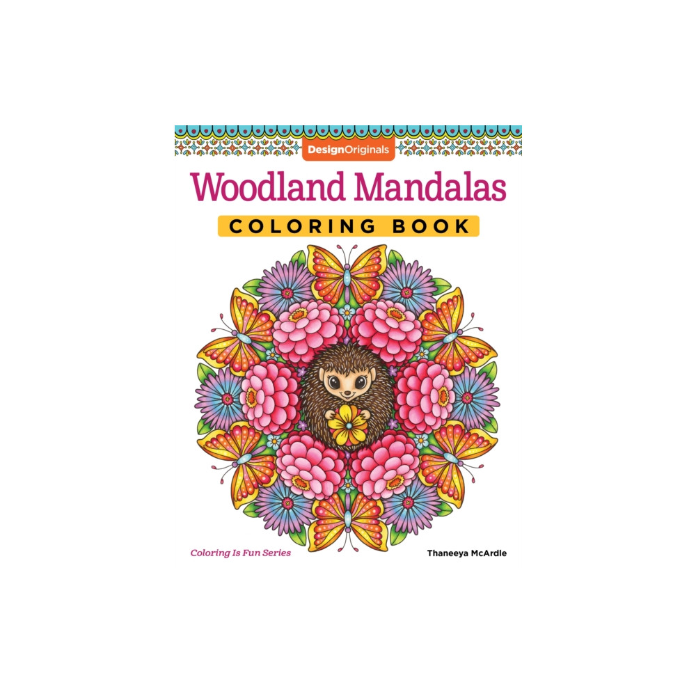 Produktbild för Woodland Mandalas Coloring Book (häftad, eng)