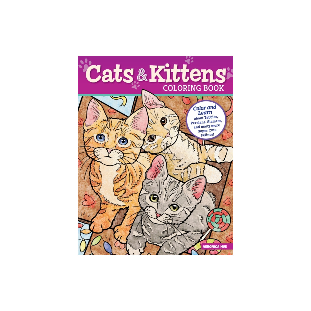 Produktbild för Cats and Kittens Coloring Book (häftad, eng)