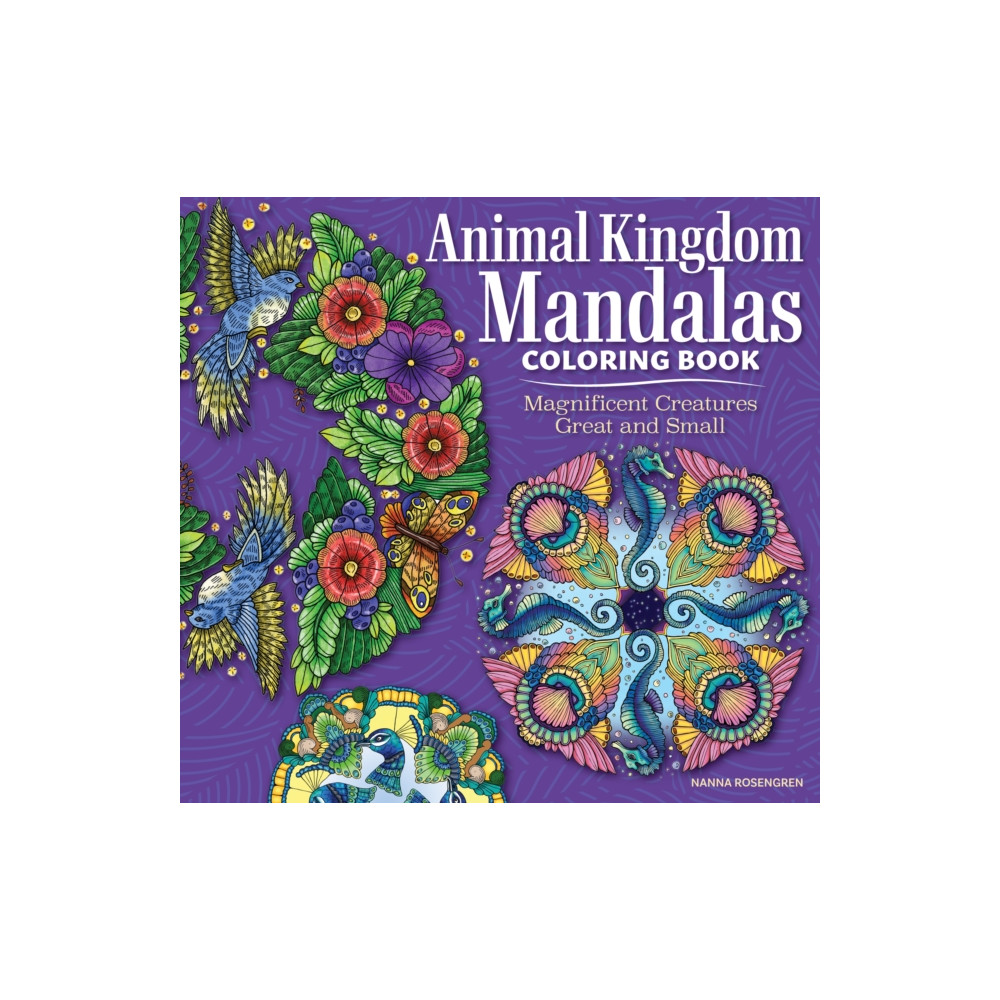 Produktbild för Animal Kingdom Mandalas Coloring Book (häftad, eng)