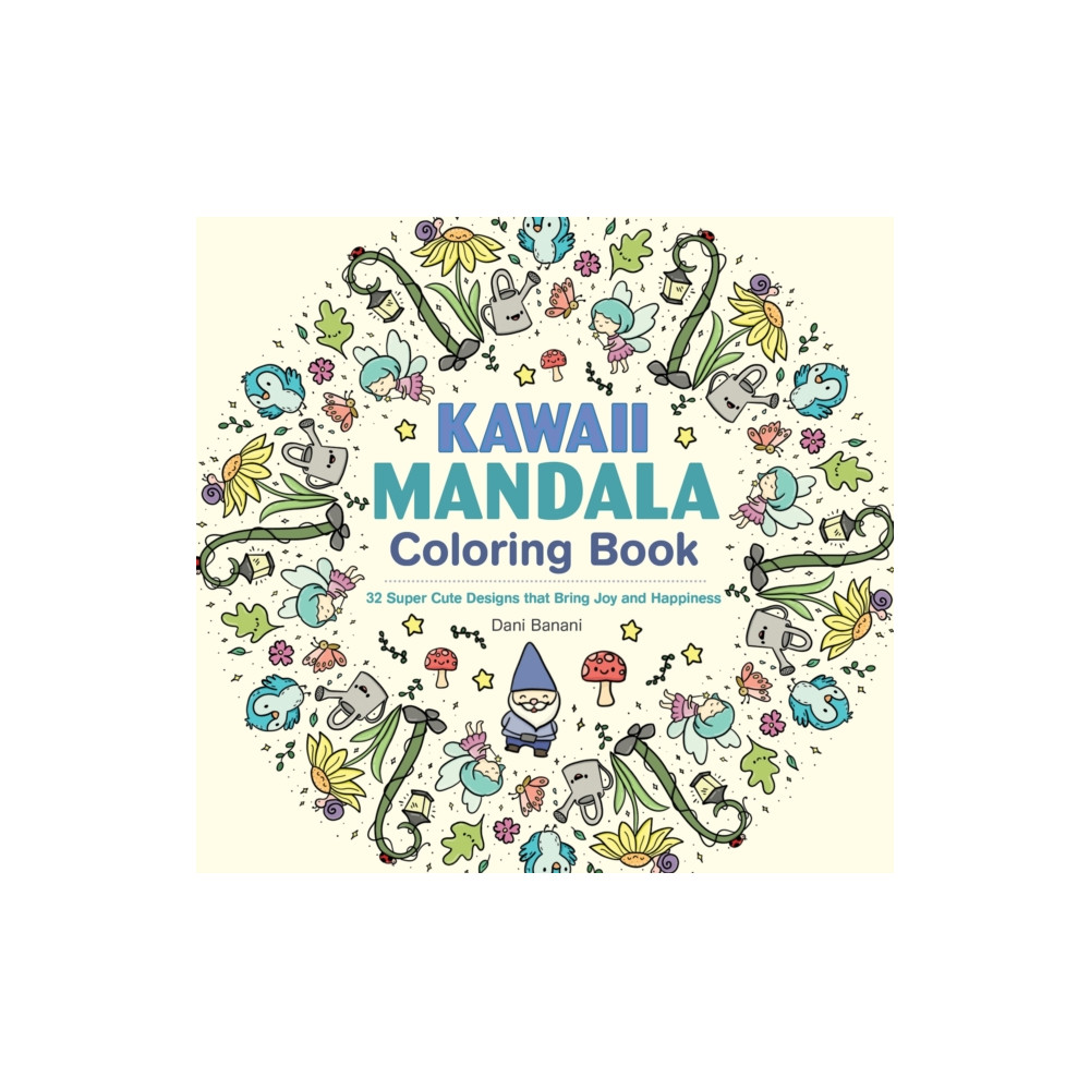 Produktbild för Kawaii Mandala Coloring Book (häftad, eng)