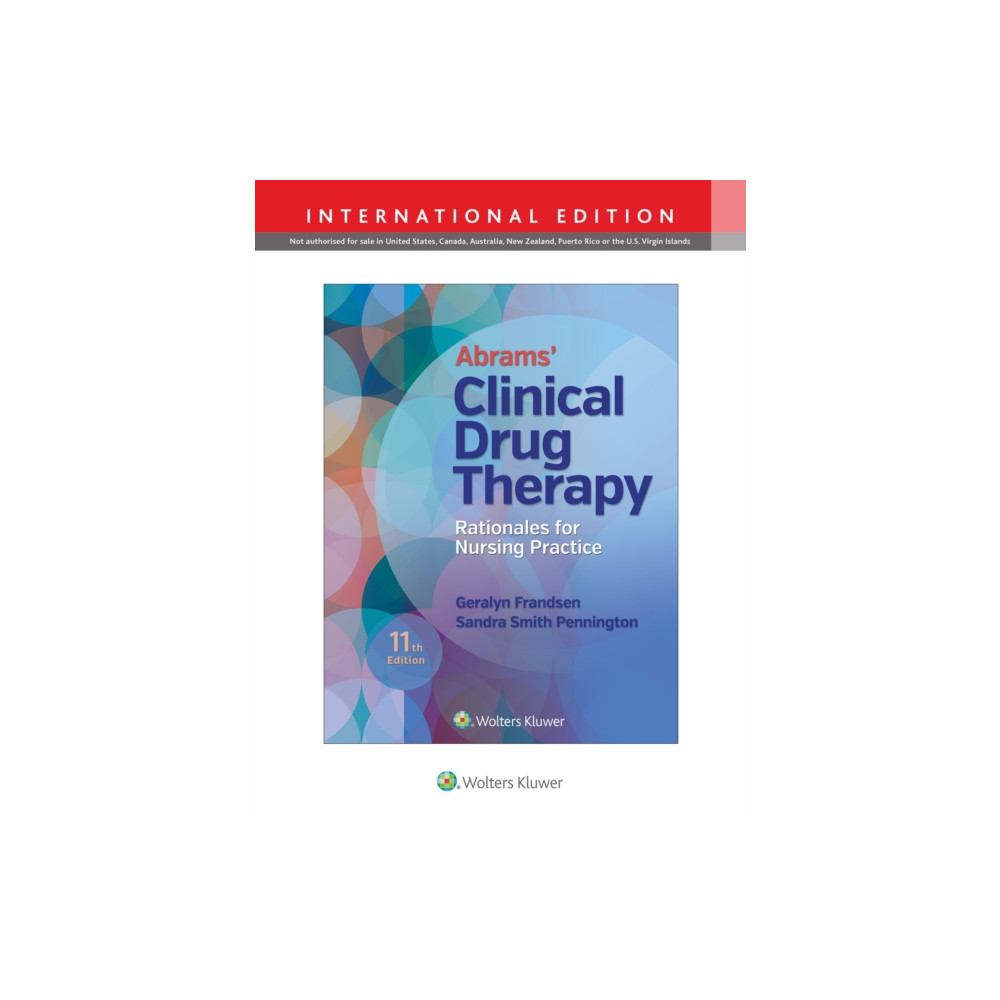 Produktbild för Abrams' Clinical Drug Therapy (häftad, eng)