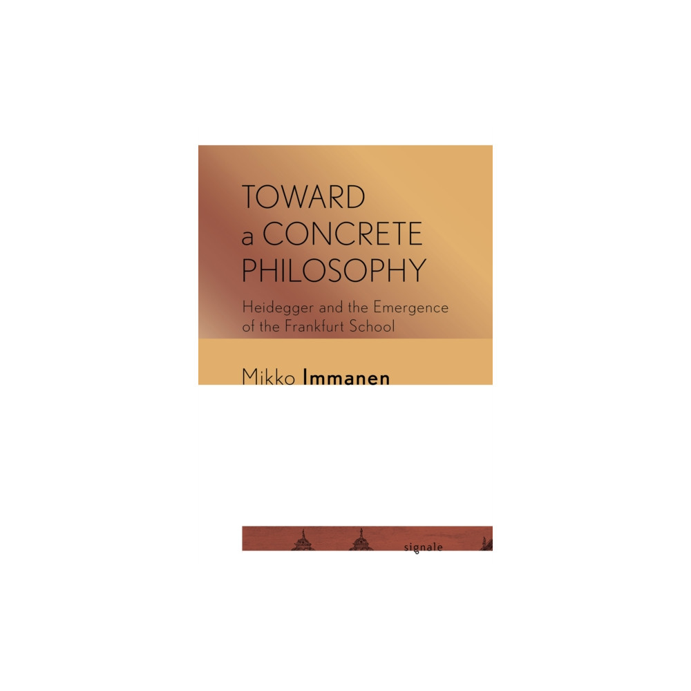 Produktbild för Toward a Concrete Philosophy (häftad, eng)