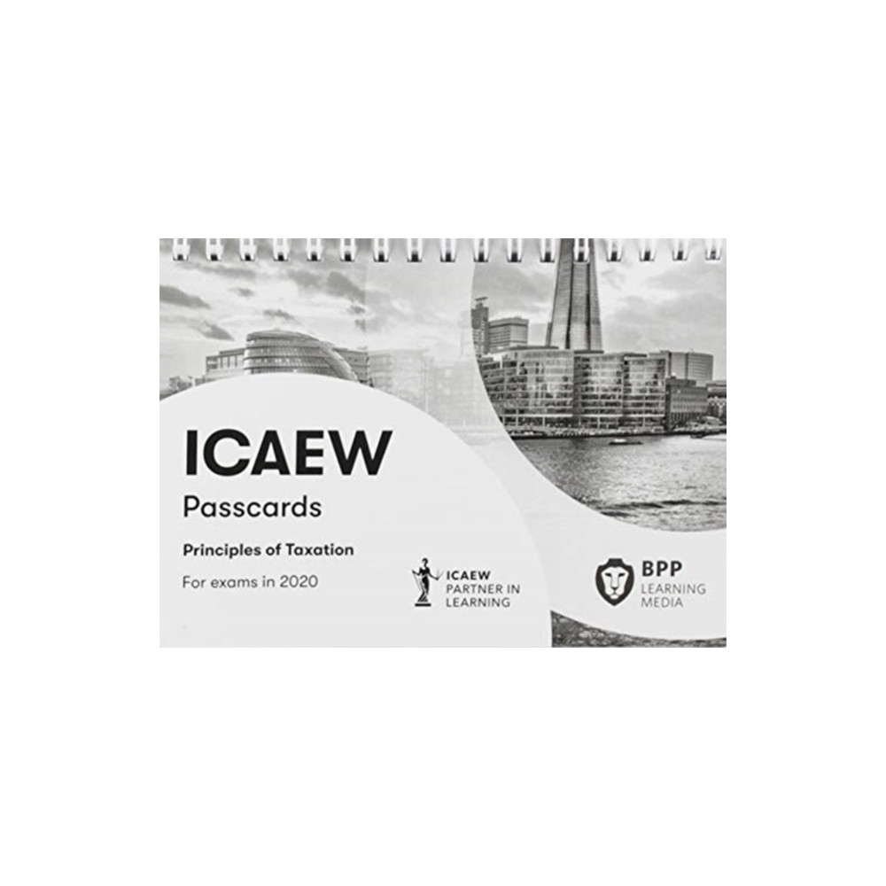 Produktbild för ICAEW Principles of Taxation (bok, spiral, eng)