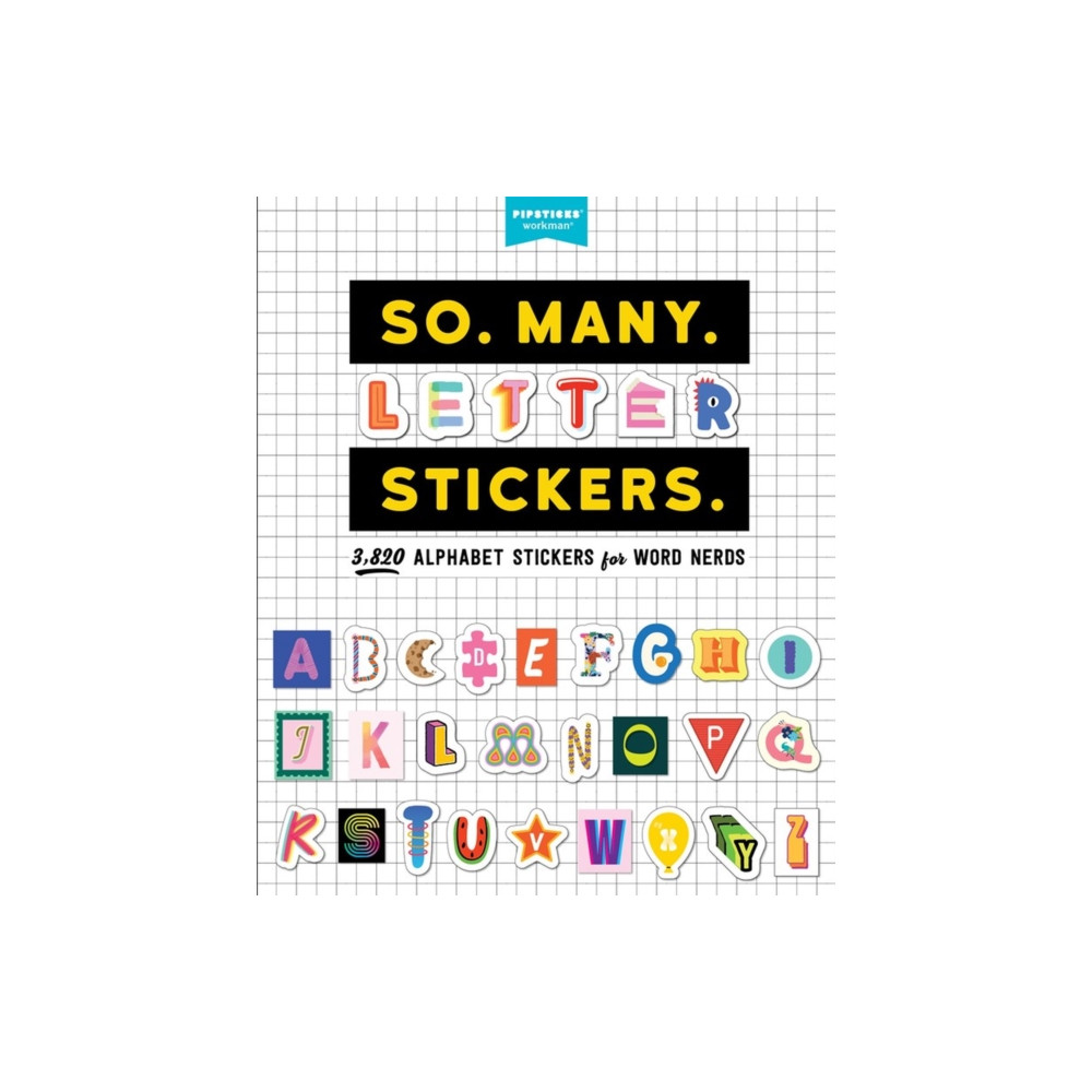 Produktbild för So. Many. Letter Stickers. (häftad, eng)