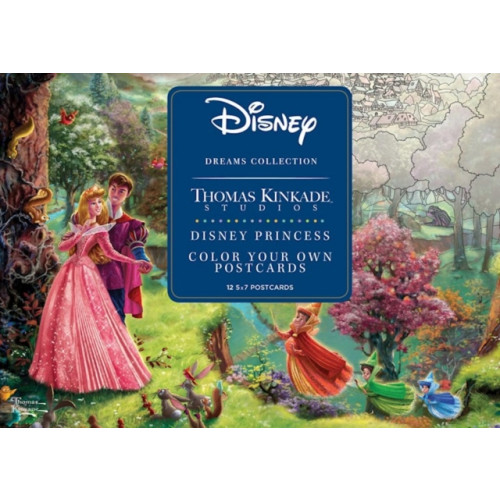 Andrews McMeel Publishing Disney Dreams Collection Thomas Kinkade Studios Disney Princess Color Your Own P (bok, board book, eng)