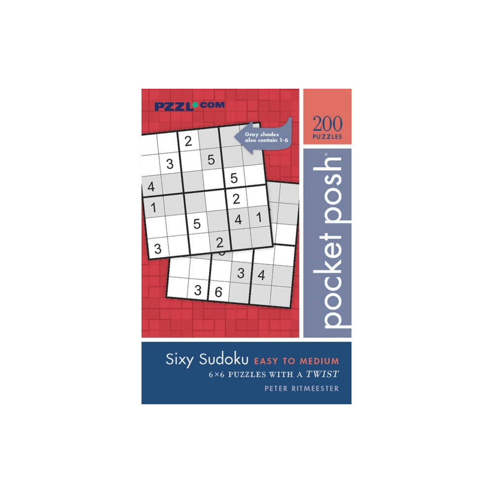 Produktbild för Pocket Posh Sixy Sudoku Easy to Medium (häftad, eng)