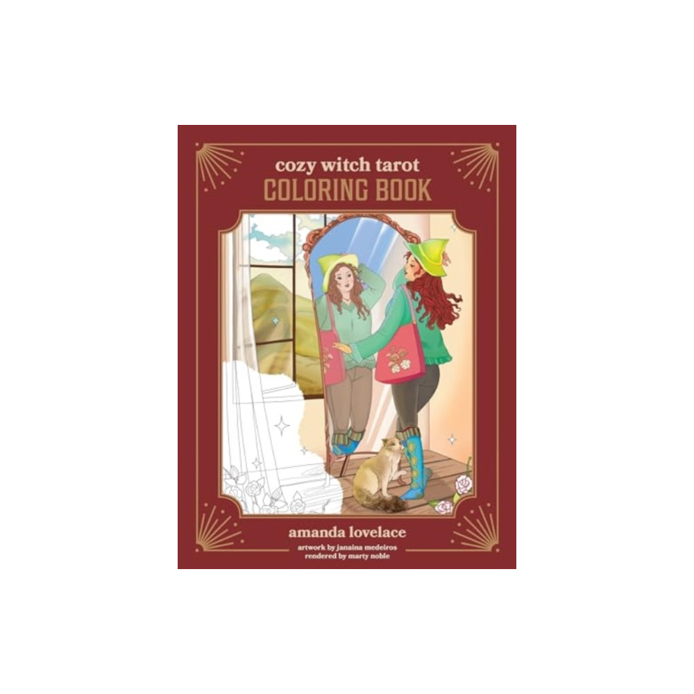 Produktbild för Cozy Witch Tarot Coloring Book (häftad, eng)