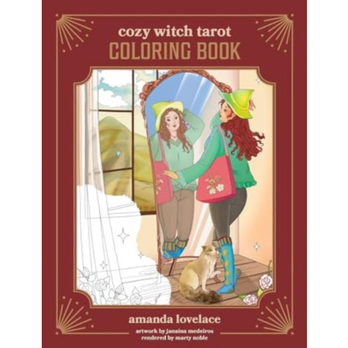 Andrews McMeel Publishing Cozy Witch Tarot Coloring Book (häftad, eng)