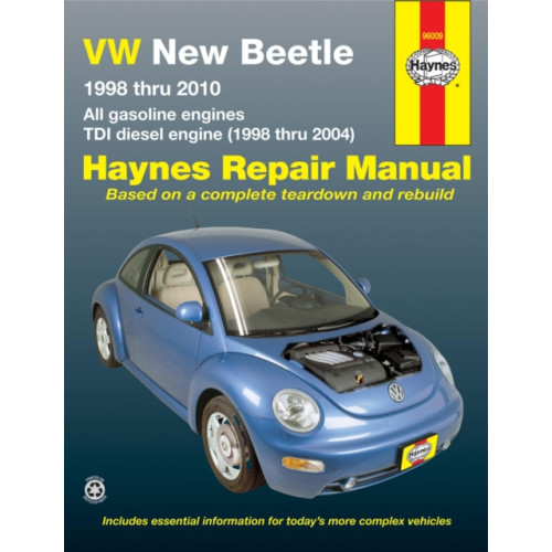 Haynes Publishing Volkswagen VW New Beetle 1.8 & 2.0L petrol (1998-2010) & 1.9L TDI diesel (1998-2004) Haynes Repair Manual (USA) (häftad, eng)