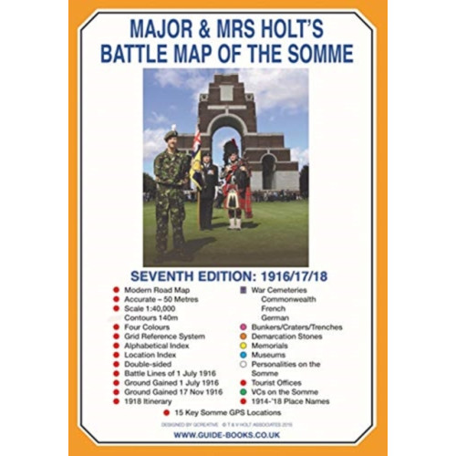 Pen & Sword Books Ltd Major & Mrs Holt's Battle Map of The Somme (Map) (häftad, eng)